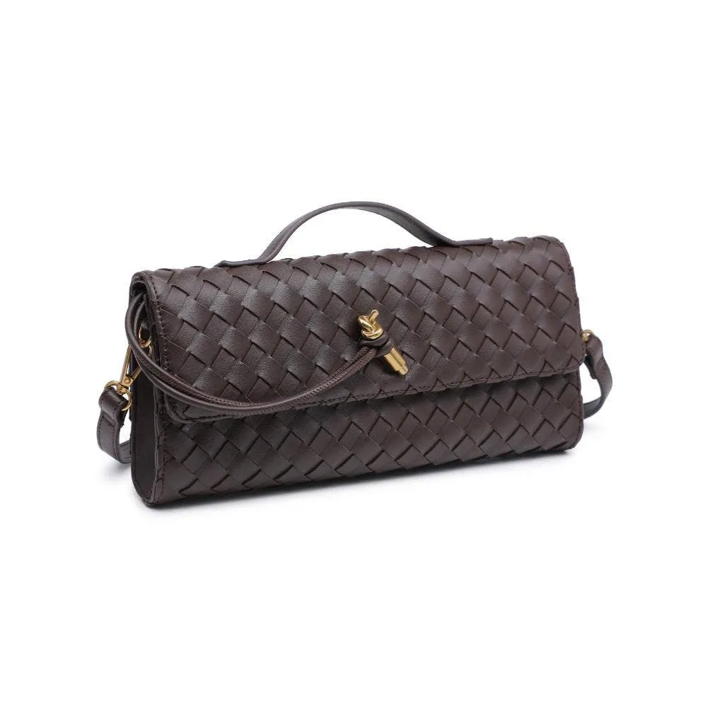 Ada Top Handle Woven East West Clutch Crossbody (5 Colors!)