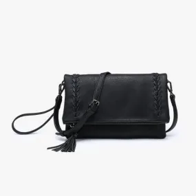 Black Isadora Tassel Crossbody