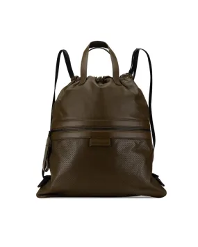 Bottega Veneta Intrecciato Leather Backpack Green