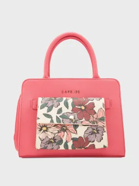 Caprese Daphne Satchel Medium Fuchsia