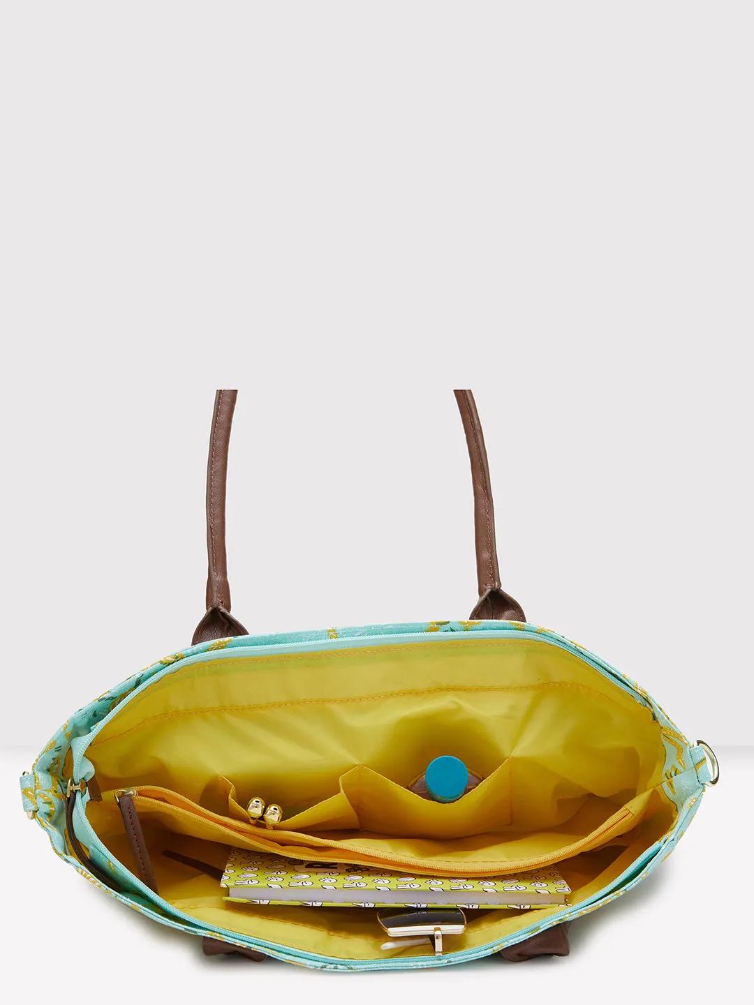 Caprese Hazel Tote Large Aqua