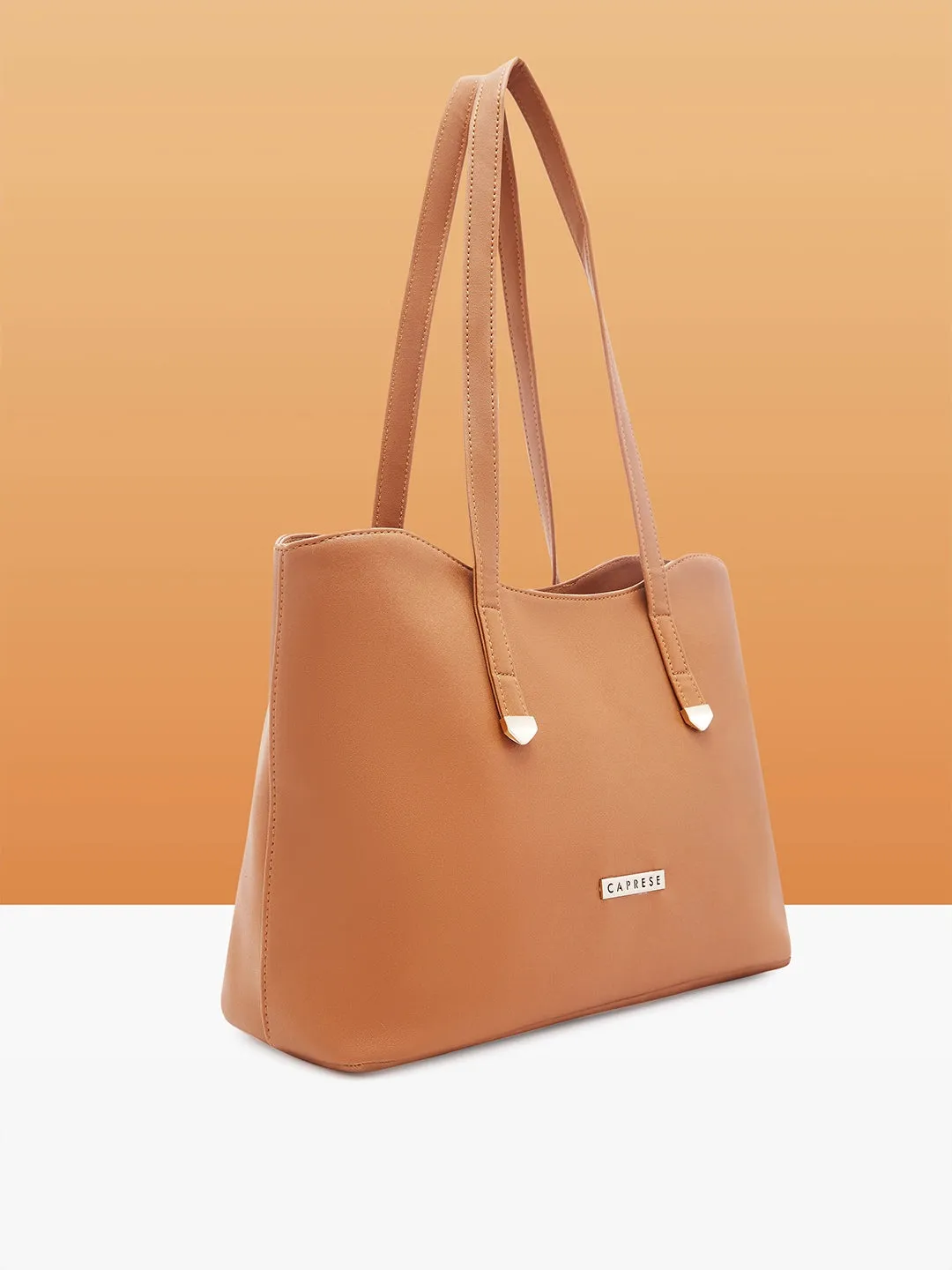 Caprese Romea Tote Medium Tan