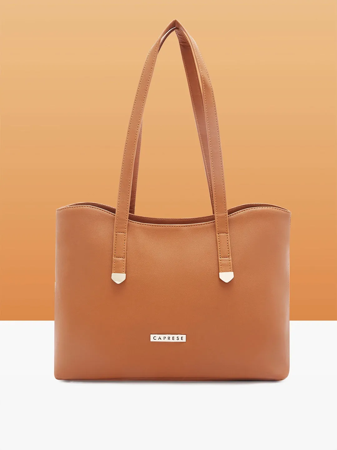 Caprese Romea Tote Medium Tan