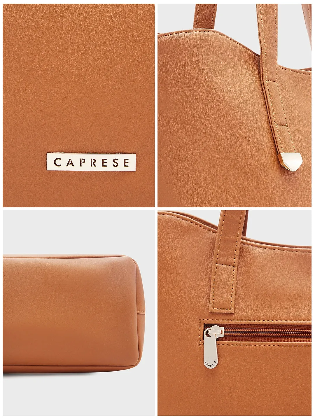 Caprese Romea Tote Medium Tan