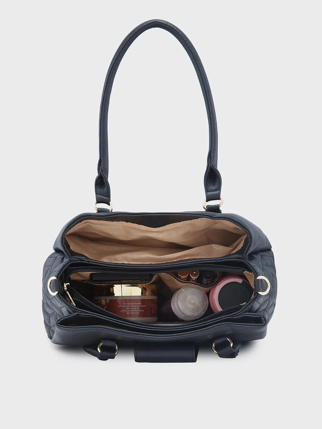 Caprese Sabrina Satchel Medium Black