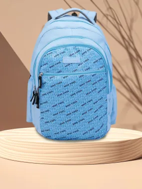 Caprese Zoe School Backpack Large Light Blue