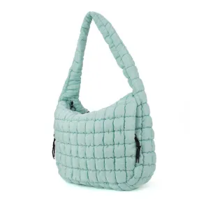 Carmella Pufferquilt Shoulder Bag Glacier Blue