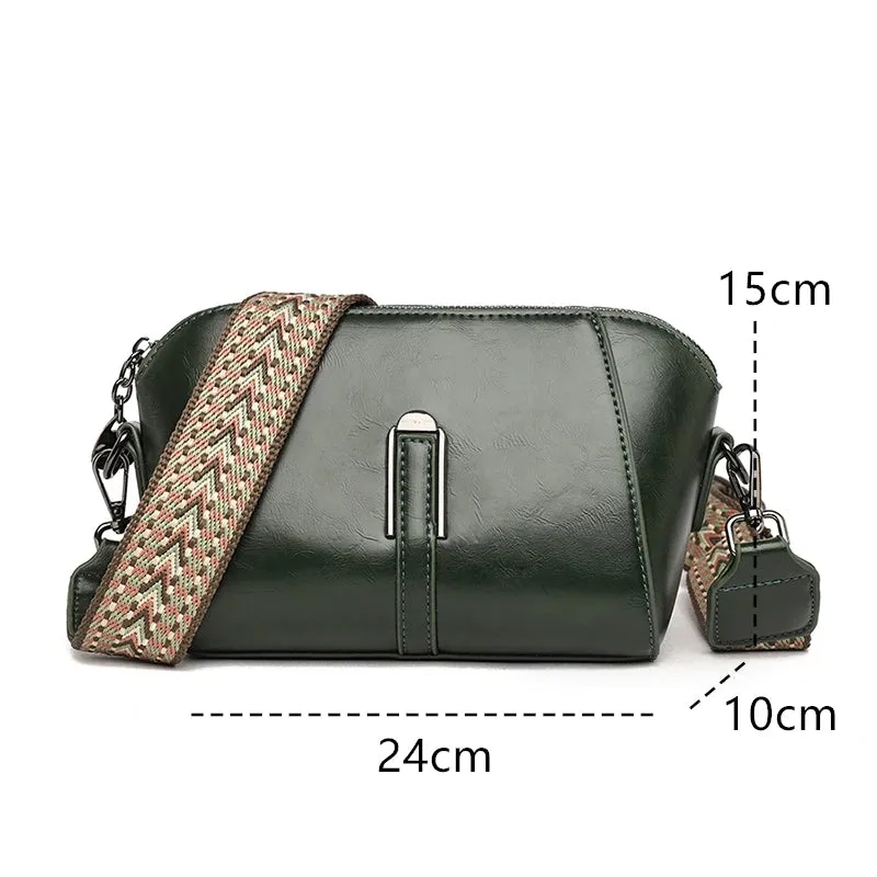 Chic Luxury PU Leather Shoulder Messenger Bag for Women - Elevate Your Style