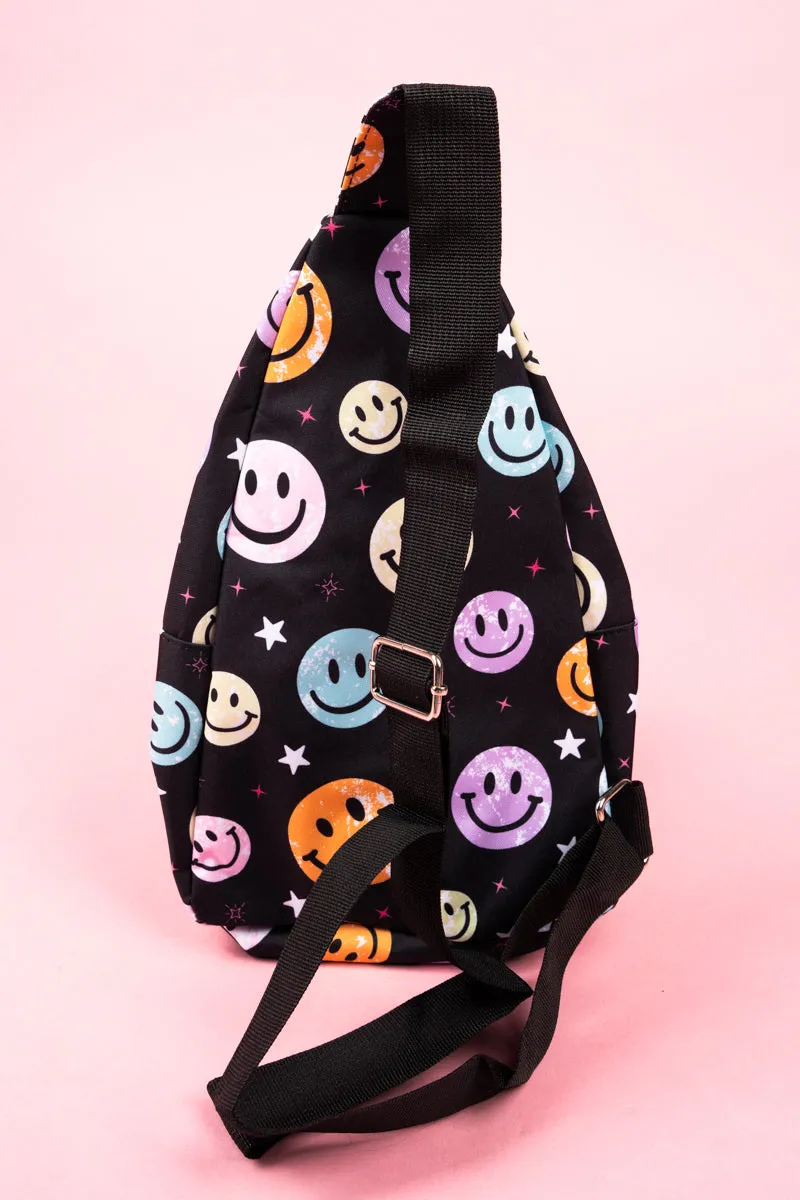 Come On Get Happy Medium Sling Backpack