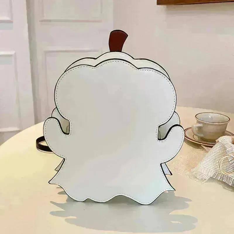 Creative 3D Pumpkin Ghost Shoulder Bag: Cute Women's Purse