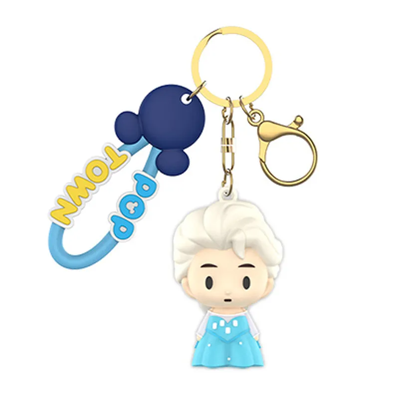 Disney Pop Town Key Ring Doll Pendant Keychain Anti-lost Lanyard