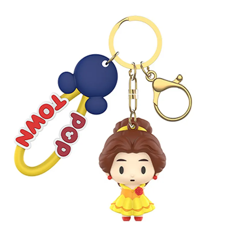 Disney Pop Town Key Ring Doll Pendant Keychain Anti-lost Lanyard