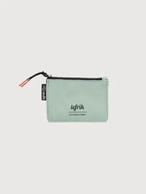 Draft Coin Purse Sage In Recycled Polyester | Lefrik