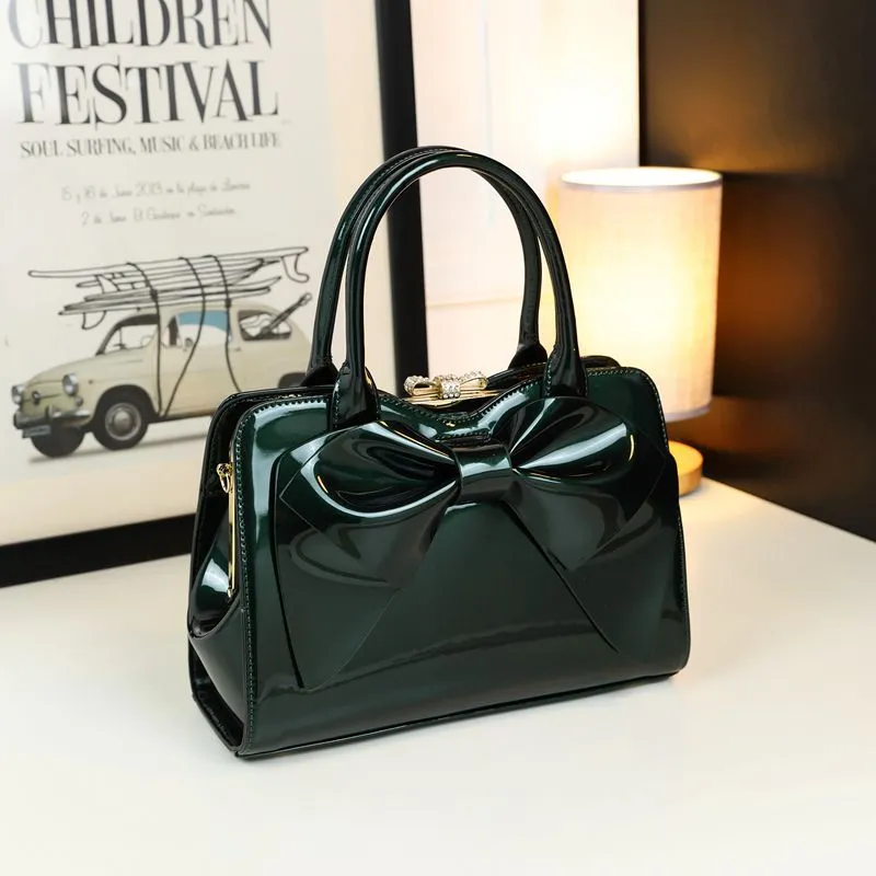 Fashionable Commuter Handbag High-End Fancy Bow Design