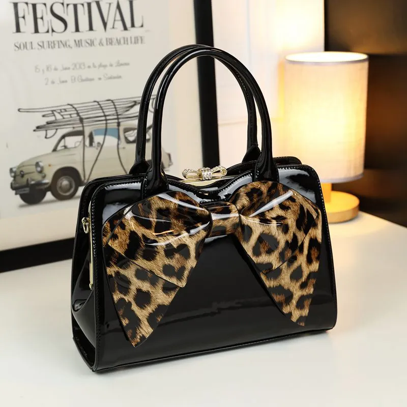 Fashionable Commuter Handbag High-End Fancy Bow Design