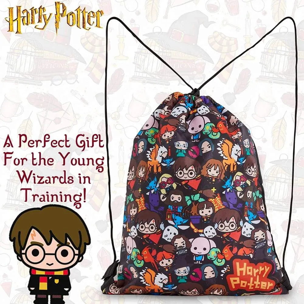 Harry Potter Drawstring Bags, Gift Idea For Kids And Teens School Or Travel Bag For Boys Or Girls