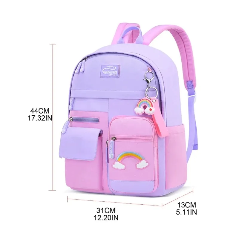 Kid Girl Anti-theft Nylon School Bags/Backpacks