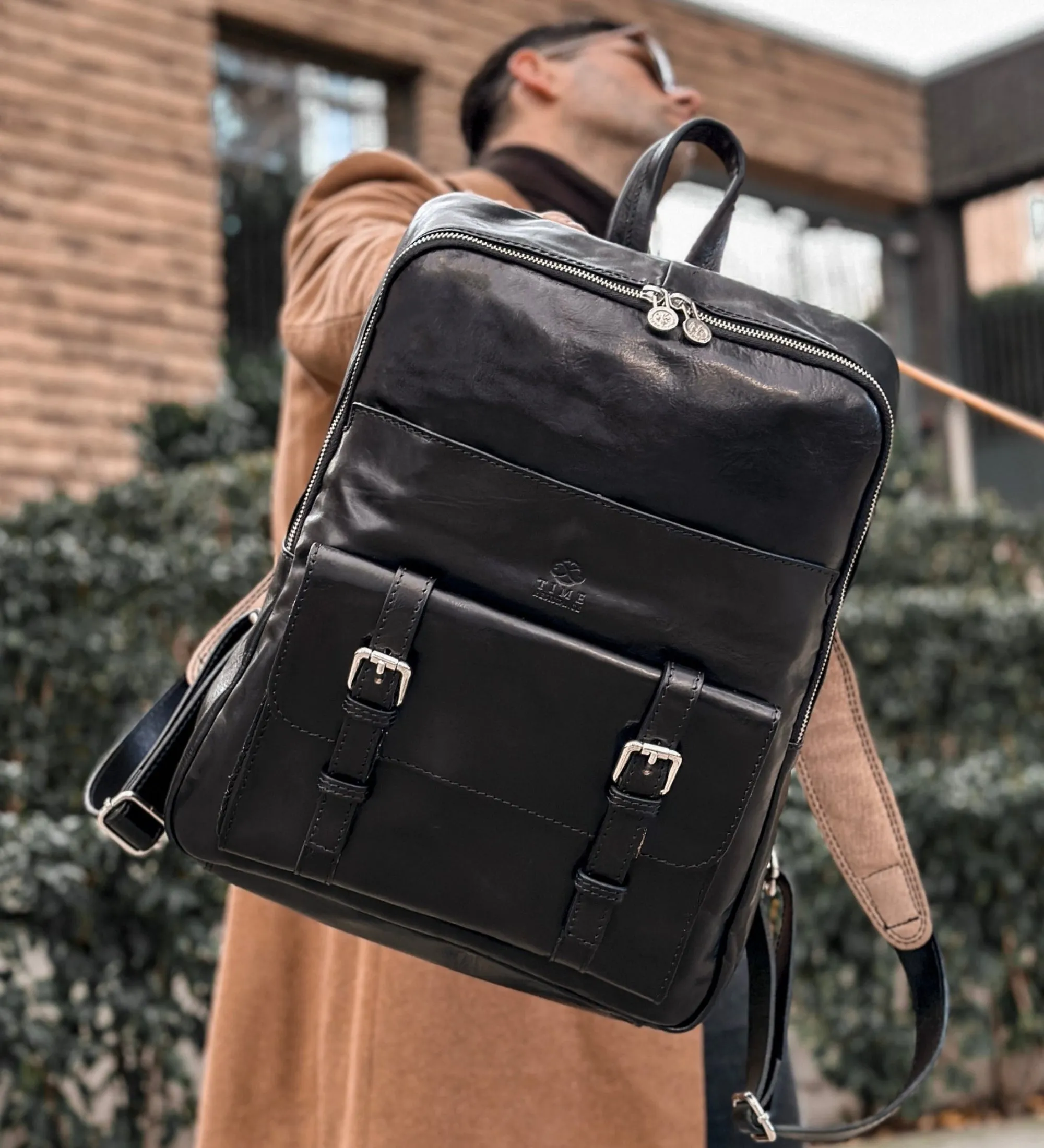 Large Leather Backpack for Men - The Divine Comedy