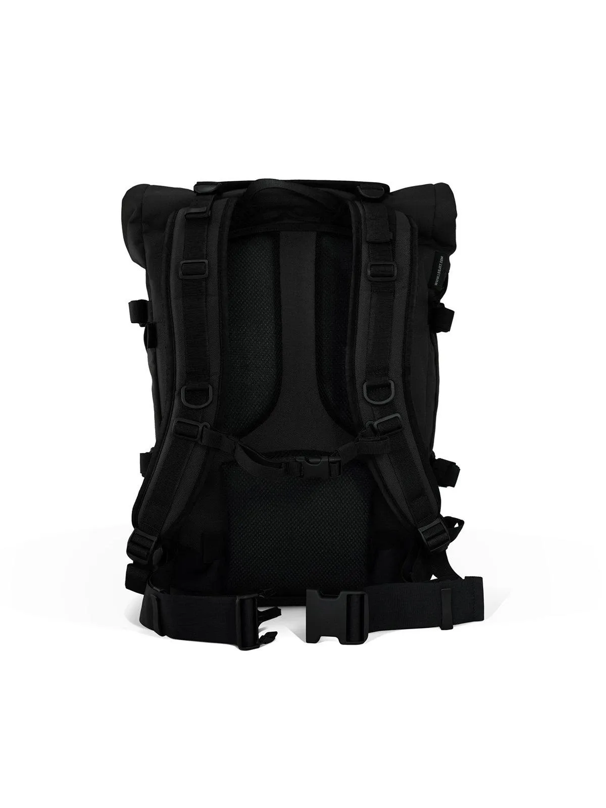 Life Behind Bars The Peloton Rolltop Backpack 30-42L Black