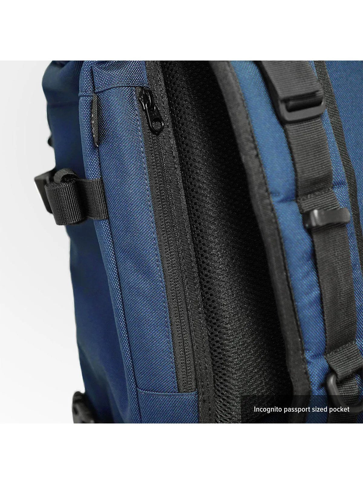 Life Behind Bars The Peloton Rolltop Backpack 30-42L Navy