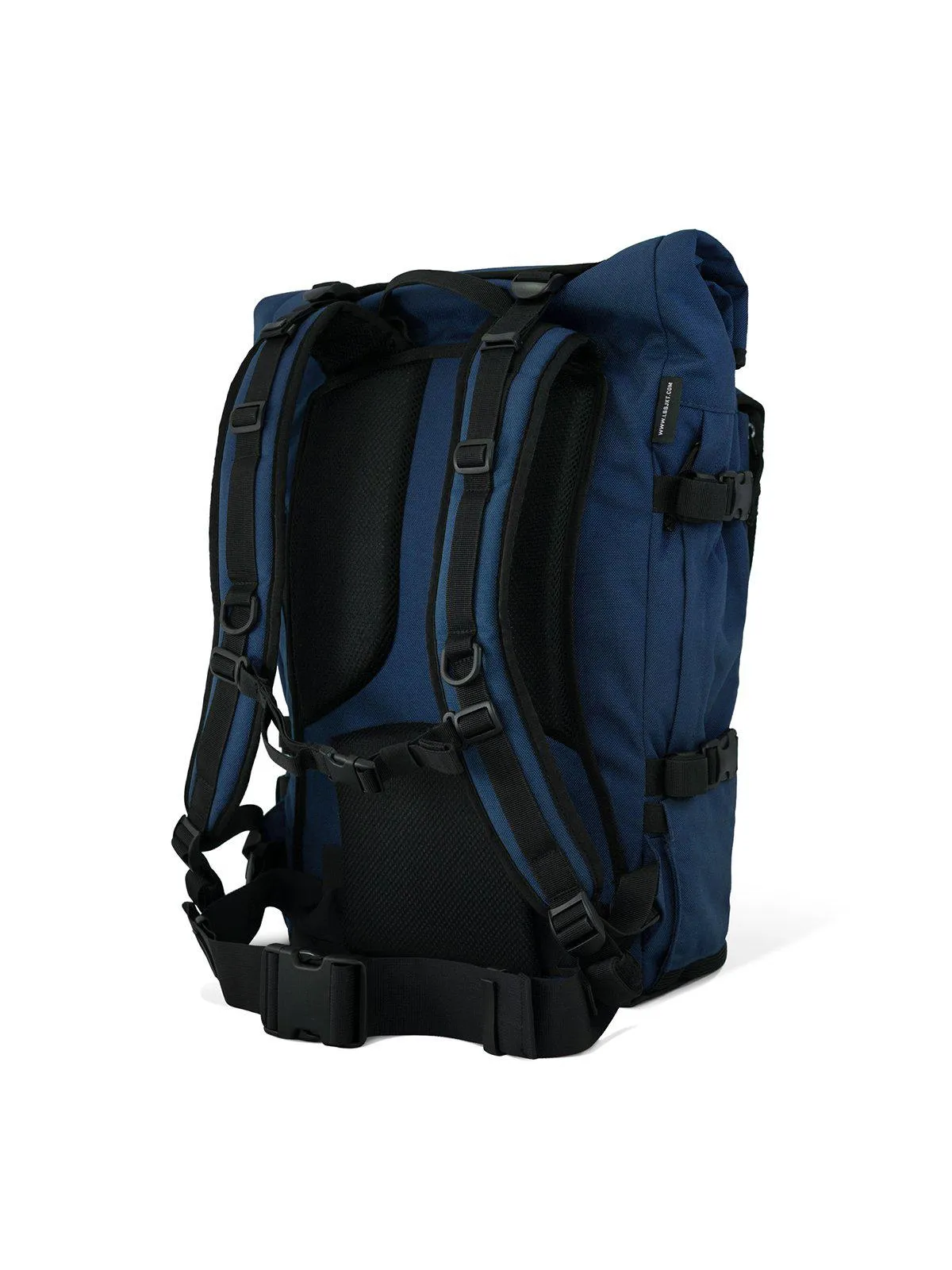 Life Behind Bars The Peloton Rolltop Backpack 30-42L Navy