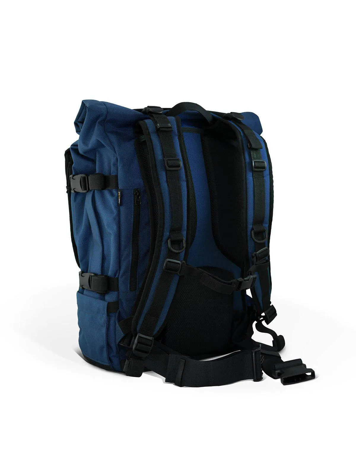 Life Behind Bars The Peloton Rolltop Backpack 30-42L Navy