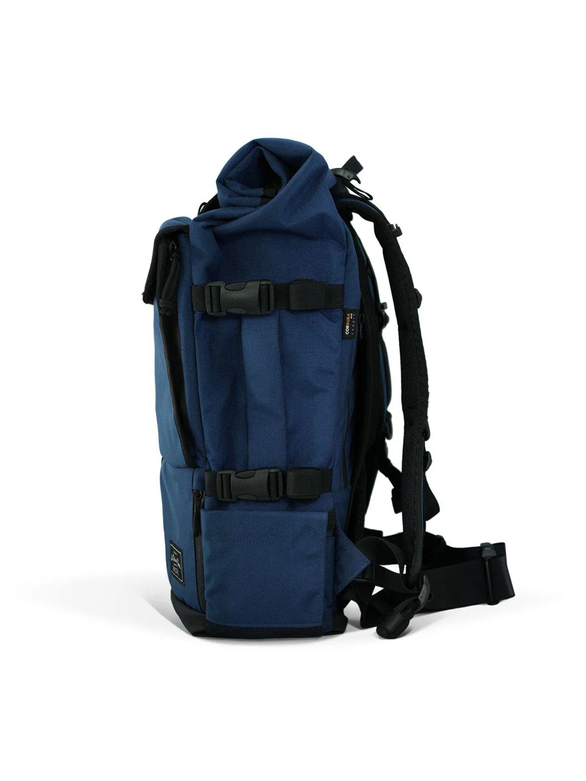 Life Behind Bars The Peloton Rolltop Backpack 30-42L Navy