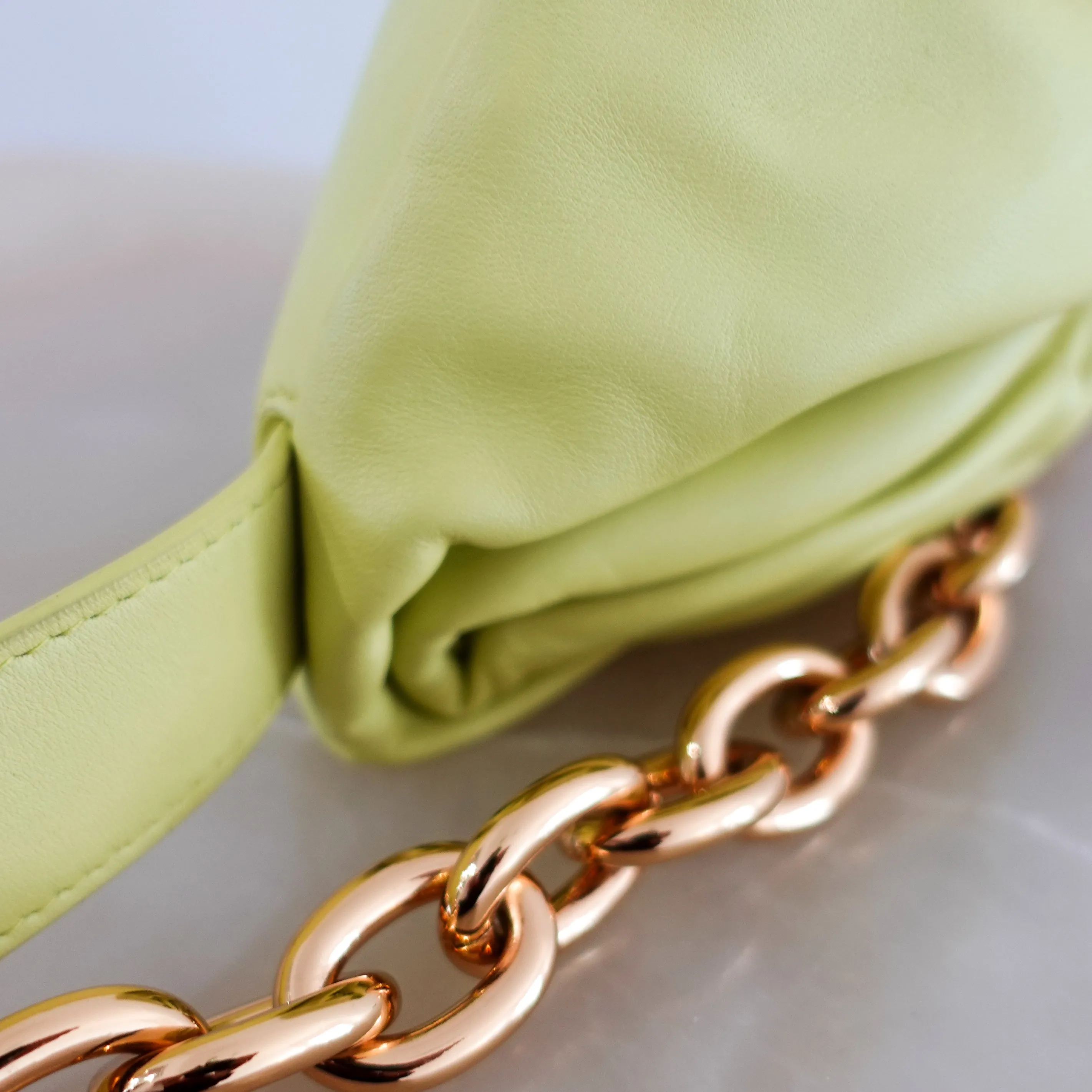 LIME CHAIN POUCH BAG RRP £2K