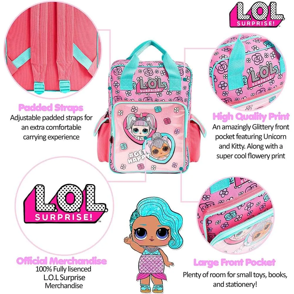 L.O.L. Surprise! School Bag and Handbag,Supplies for Children,Official Backpack