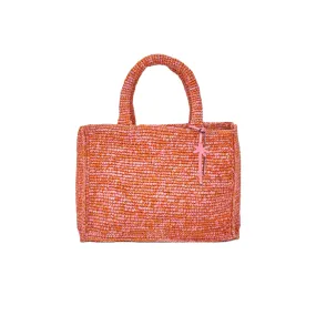 manebi small pink melange sunset bag