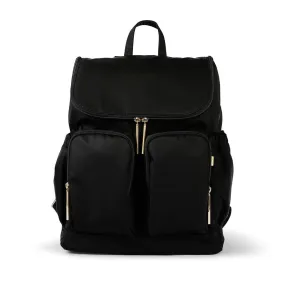 OiOi Black Nylon Nappy Backpack