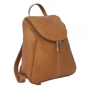 Piel Leather U Zip Backpack Assorted Colors