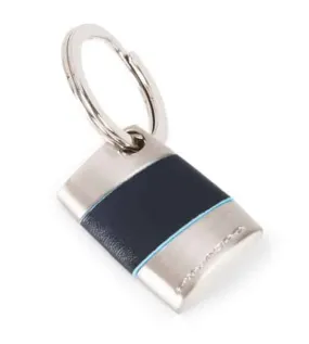 Piquadro Blue Square Unisex Keychain