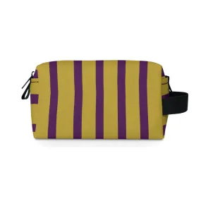 Purple and Gold Traveler Toiletry Bag