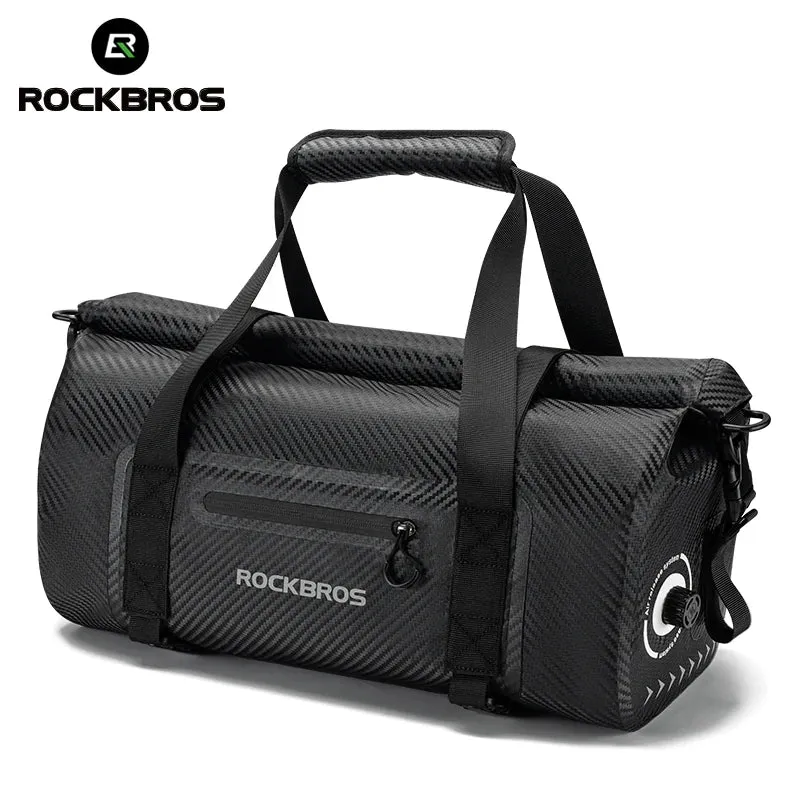 ROCKBROS Waterproof Motorcycle Pannier 20L-60L Tail Bag | Travel Rear Seat Luggage Bag