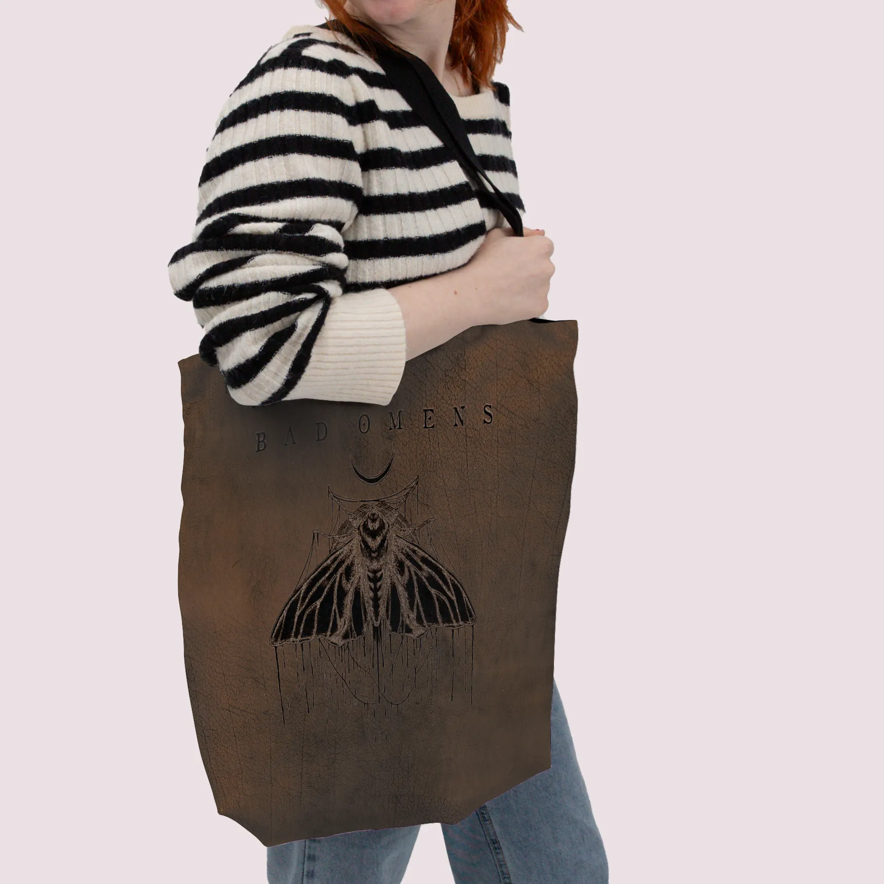 Rocksax Bad Omens Shopper Tote - Moth