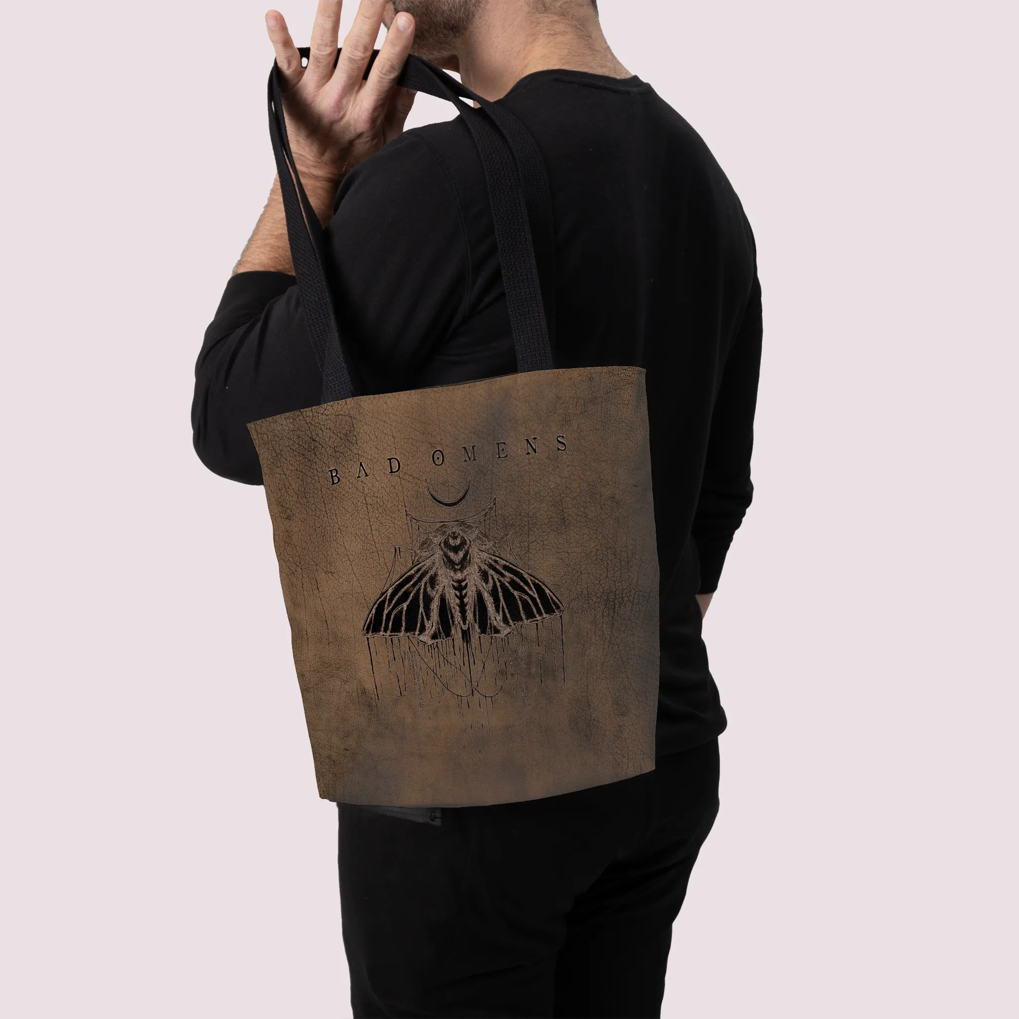 Rocksax Bad Omens Shopper Tote - Moth