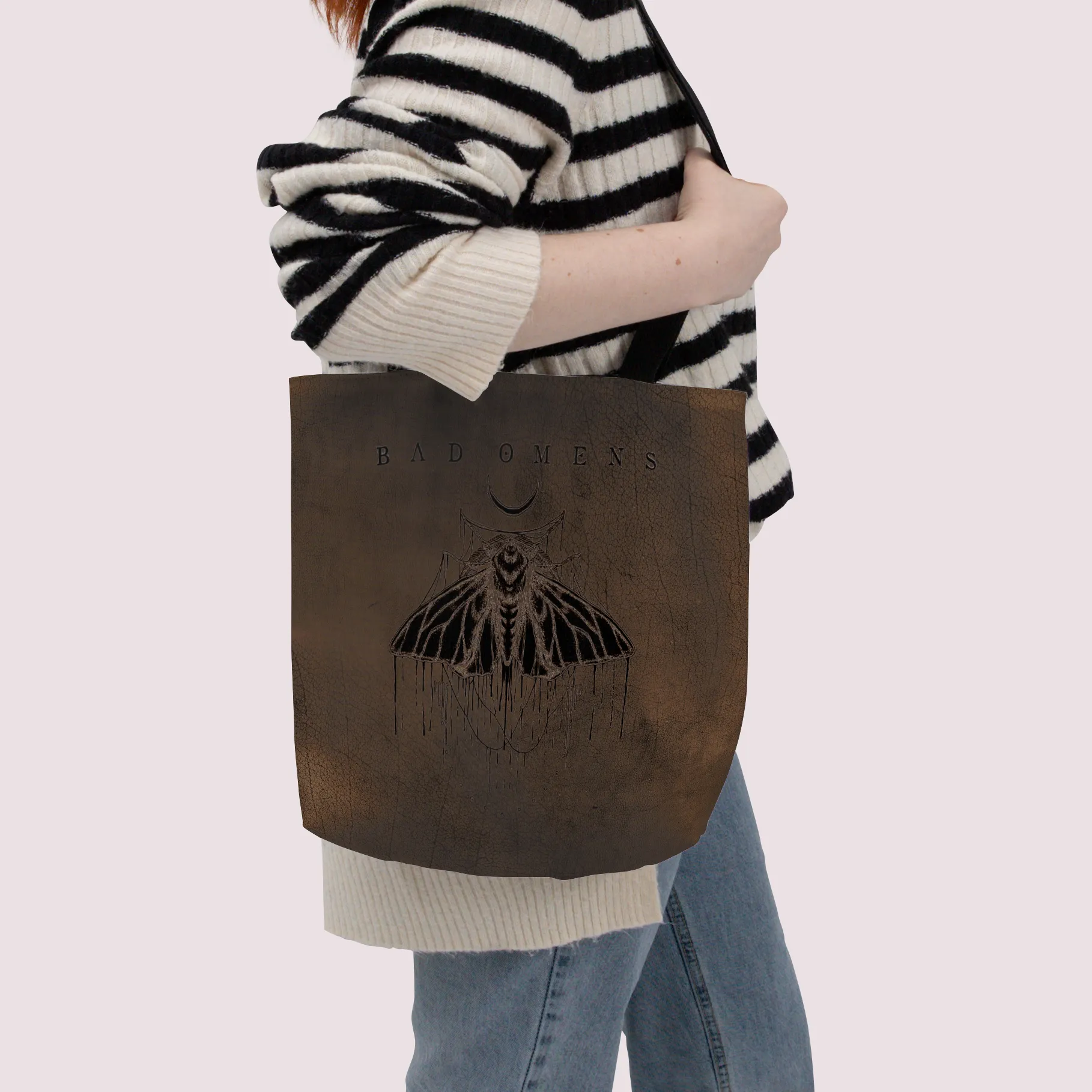 Rocksax Bad Omens Shopper Tote - Moth