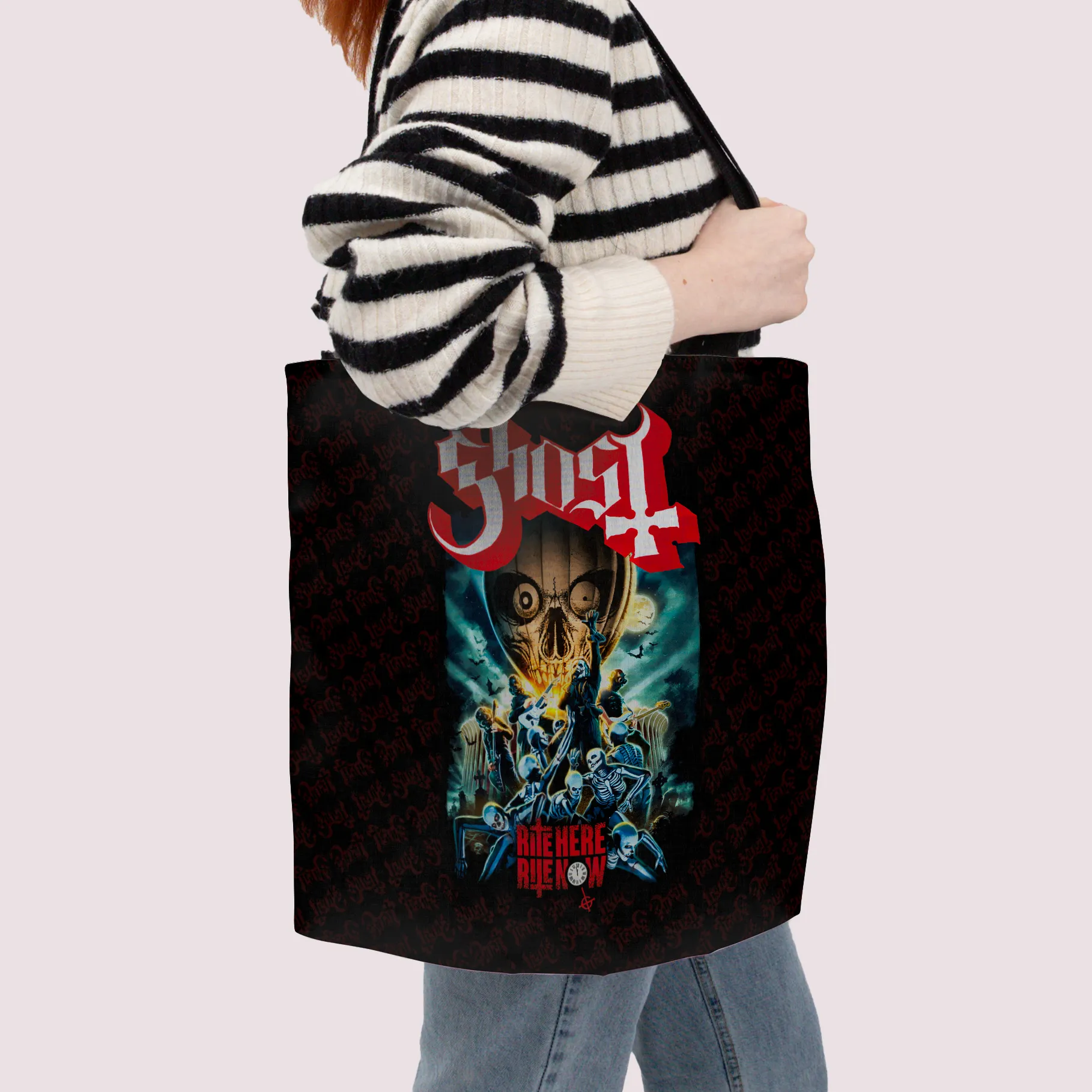 Rocksax Ghost Premium Tote - Rite Here, Rite Now