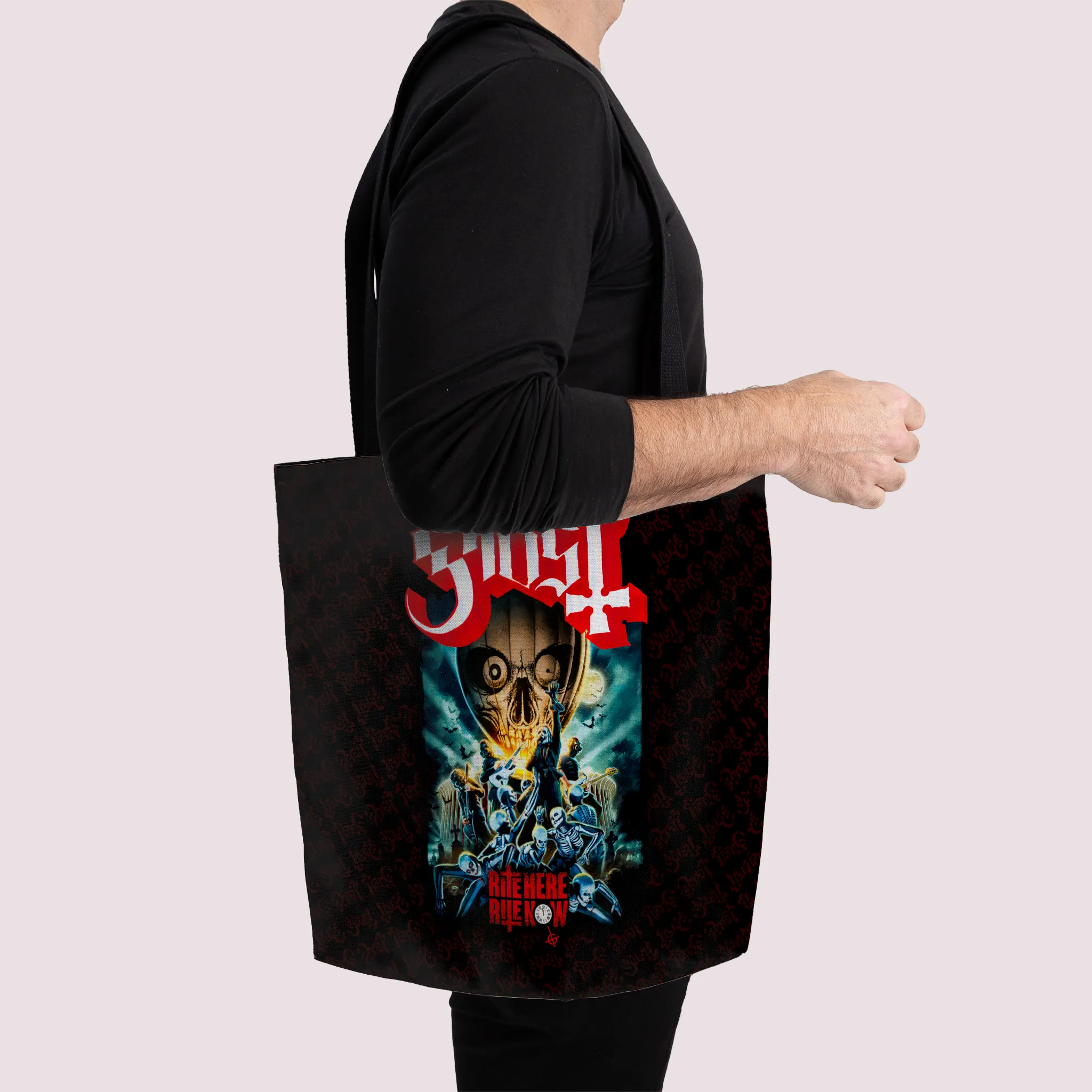 Rocksax Ghost Premium Tote - Rite Here, Rite Now