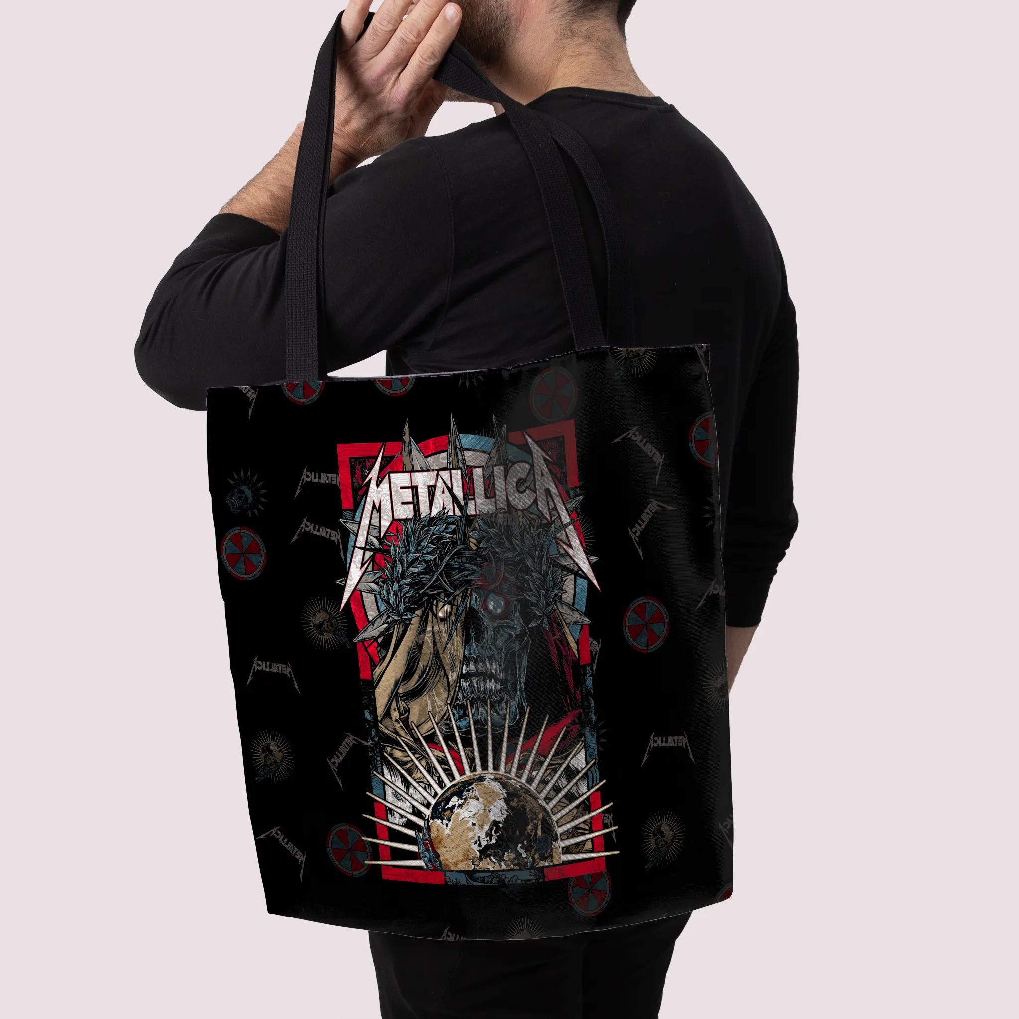 Rocksax Metallica Premier Tote Bag -Skull