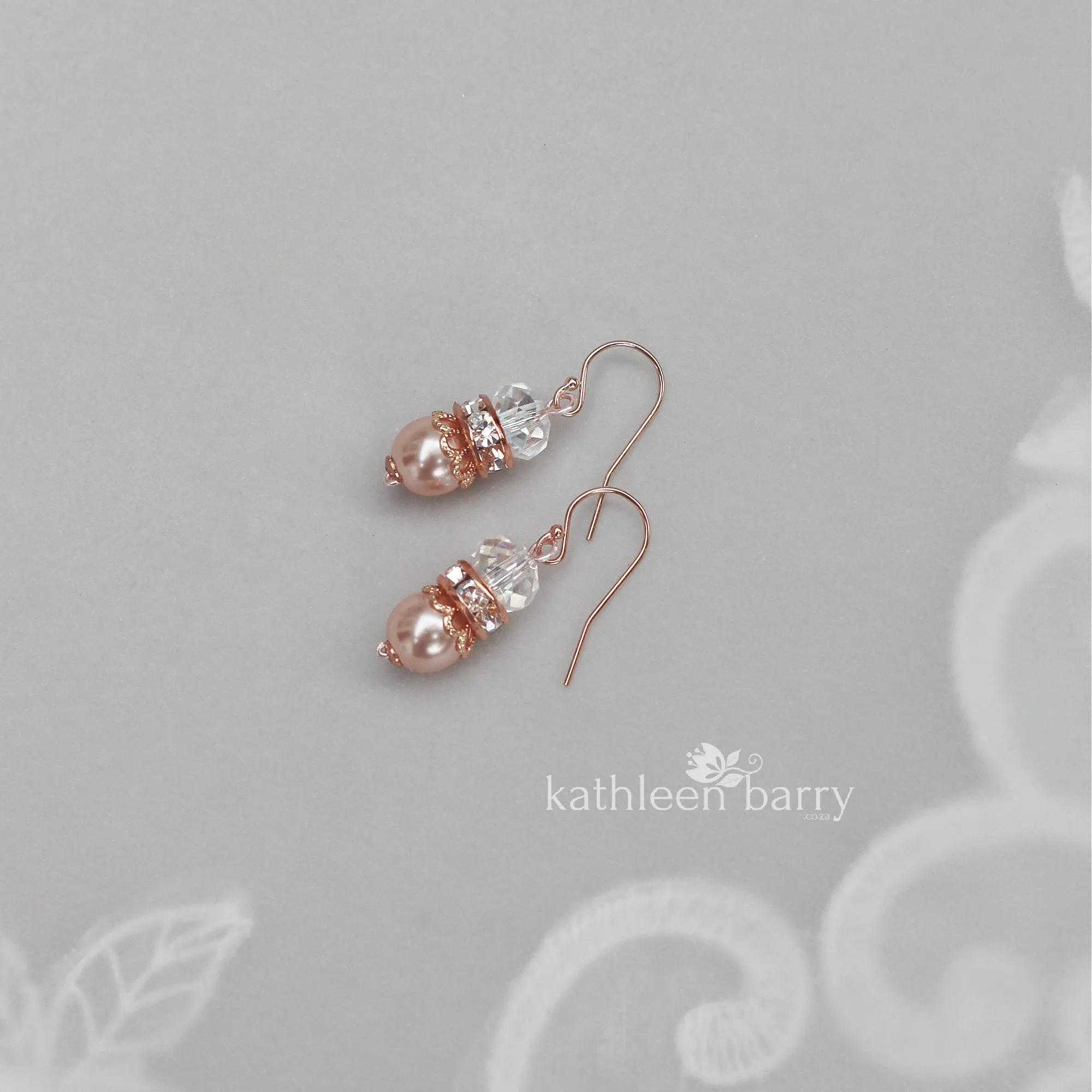 Rose gold Earring & Bracelet set or (also sold individually) LIMITED EDITION