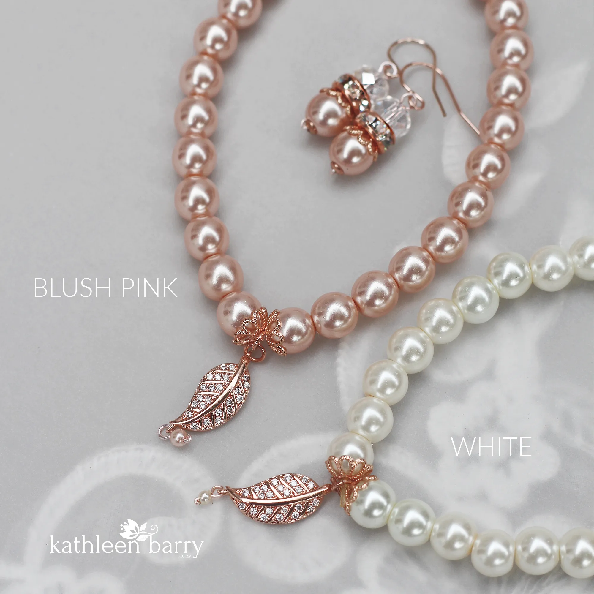 Rose gold Earring & Bracelet set or (also sold individually) LIMITED EDITION