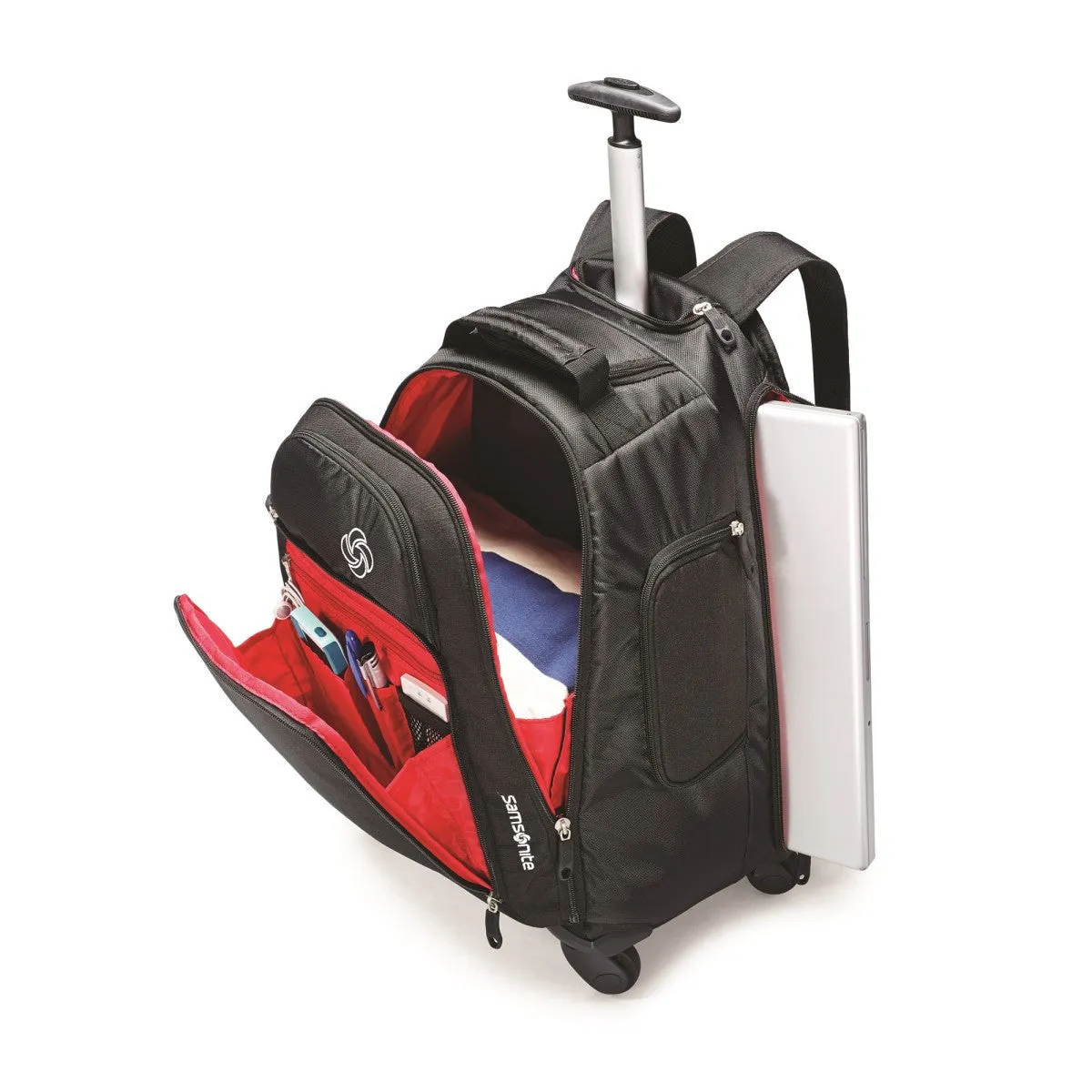 Samsonite Black MVS Spinner Backpack