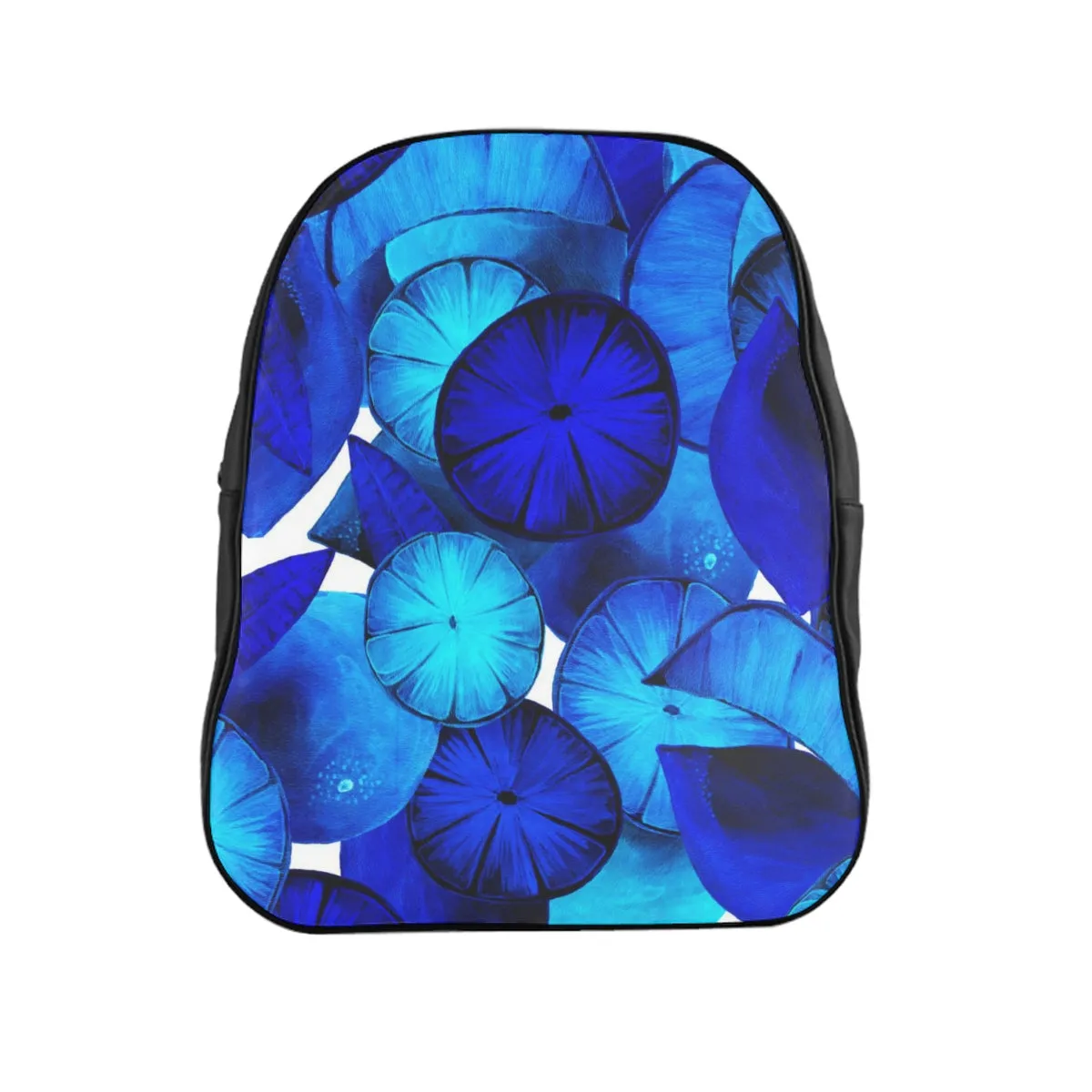 School Backpack Blue Citrus