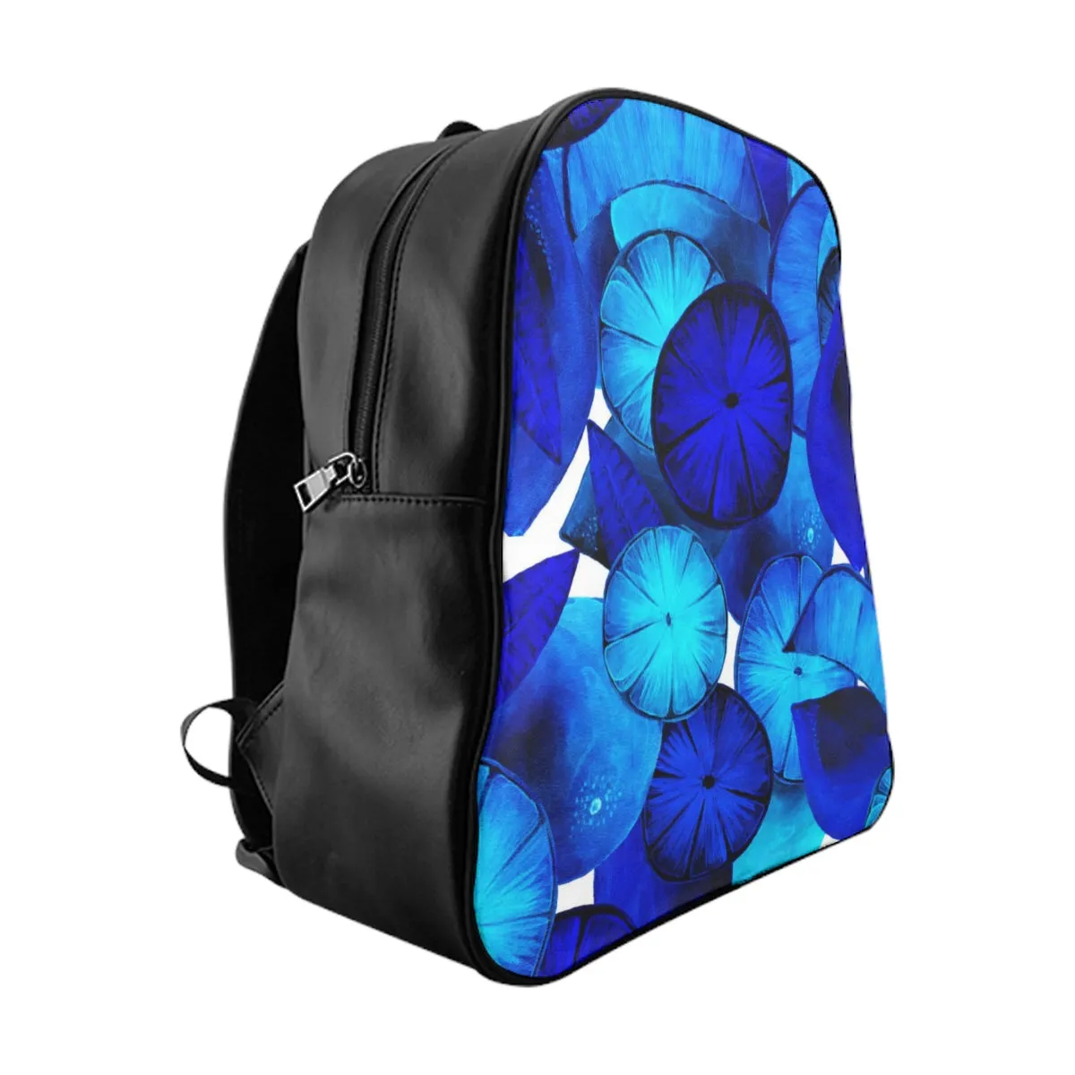 School Backpack Blue Citrus