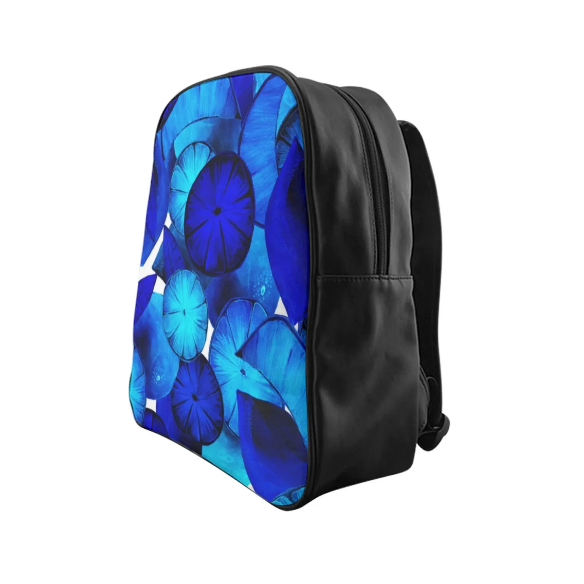 School Backpack Blue Citrus