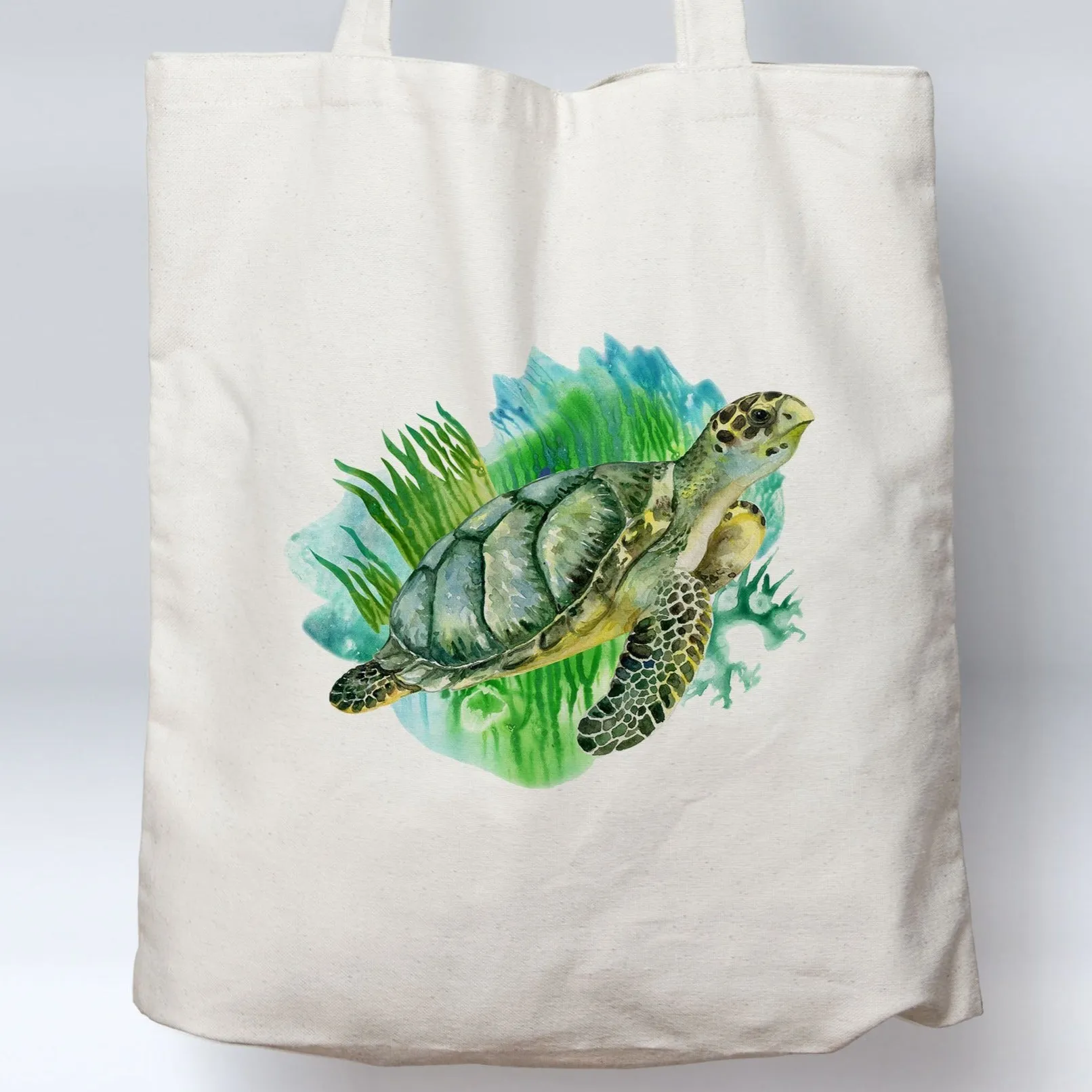 Sea Turtle Greens Beach Tote