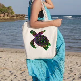 Sea Turtle Mystery Beach Tote