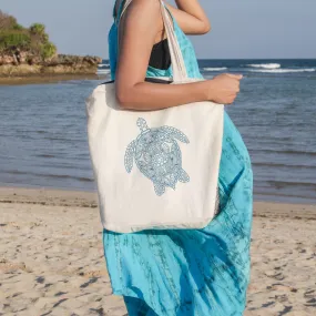 Sea Turtle Way Beach Tote